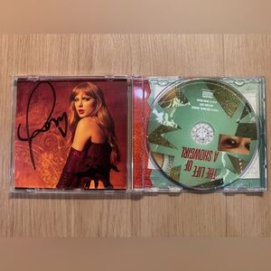 Taylor Swift The Life of a Showgirl signed CD #3